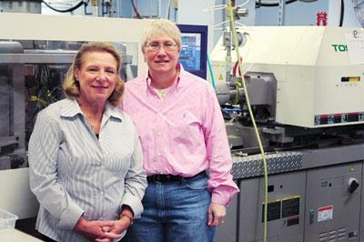 Joanne-Moon-left-and-Lynn-Momrow-right-of-Extreme-Molding-Injection-Molding-Company-in-NY