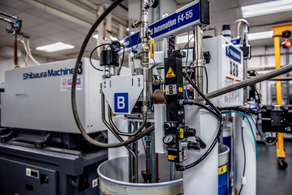 Silicone Injection Molding Machine at Extreme Molding Warehouse in Watervliet NY